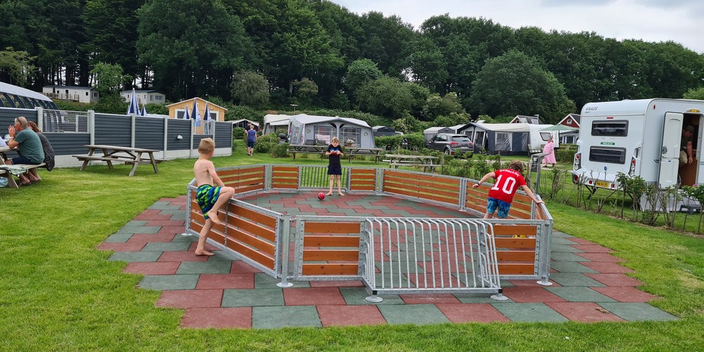 Full speed ahead on the pana track on the playground