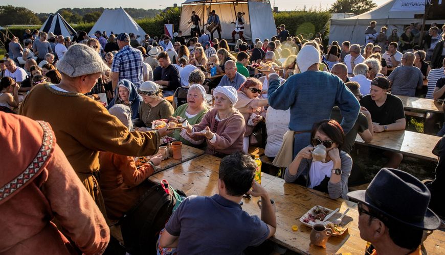 horsens middelalderfestival fllespisning p middelaldermaner